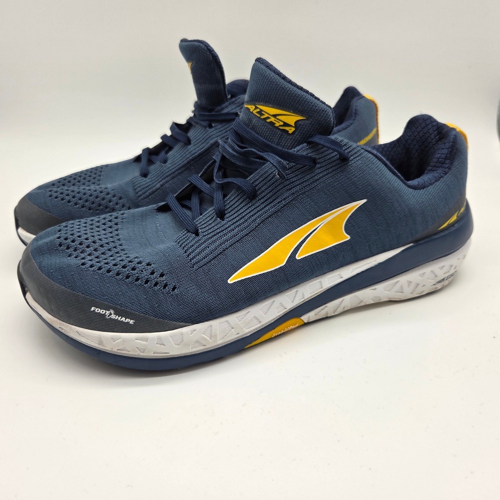 Altra Paradigm 4.5 Running Shoes Mens 11.5 Blue Yellow ALM1948G470 Road Sneakers